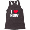 i heart nsw Racerback Tank