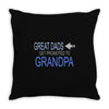 get promoted to grandpa Throw Pillow