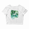 water lilies and nessy Crop Top