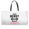 Every Beast Needs a Beauty Weekender Totes