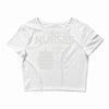 nurses can tap more than just veins Crop Top