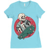 skullboarding Ladies Fitted T-Shirt