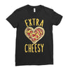 extra cheesy Ladies Fitted T-Shirt
