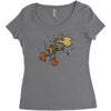 yoshisaurus Women's Triblend Scoop T-shirt
