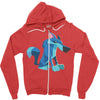 animal funny best Zipper Hoodie