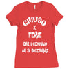 chiuso x ferie dal 1 gennaio al 31 dicembre Ladies Fitted T-Shirt