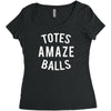 totes amaze balls Women's Triblend Scoop T-shirt