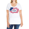 happy 4th of july Ladies Curvy T-Shirt