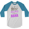 Great Moms Get Promoted to Nana 3/4 Sleeve Shirt