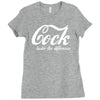 cock   taste the difference funny Ladies Fitted T-Shirt