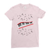 Piano And Music Ladies Fitted T-Shirt