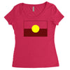 australian aboriginal Women's Triblend Scoop T-shirt