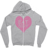 pink heart eat dirt ! t shirt   heart eat dirt graphic Zipper Hoodie