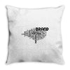SIMPLE TEXT Throw Pillow