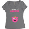 Creating a Lil Monster Baby Girl Women's Triblend Scoop T-shirt