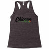 chicana with rose Racerback Tank