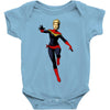 captain marvel Baby Bodysuit
