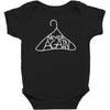 never again Baby Bodysuit
