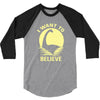 believe in nessie 3/4 Sleeve Shirt