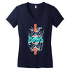 nobody can drag me down Women's V-Neck T-Shirt