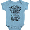 I Am An April Woman Baby Bodysuit