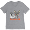 This Girl Loves Her Chihuahua V-Neck Tee