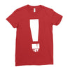 exclamation box Ladies Fitted T-Shirt