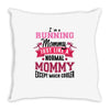 running mommy Throw Pillow