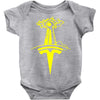 tees for the tesla museum! Baby Onesie