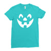 jack o lantern halloween Ladies Fitted T-Shirt