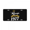 kings are born in 1977 License Plate