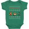 super mario chistmas Baby Bodysuit