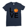 love pumpkin Ladies Fitted T-Shirt