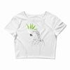 tribal parrot Crop Top