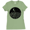 geometric sky Ladies Fitted T-Shirt