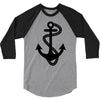 anchor sailor t shirt fashion cross top tee nautical tshirt retro tatt 3/4 Sleeve Shirt
