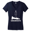 CheckMate, Chess Pawn,Chess Lover Women's V-Neck T-Shirt