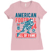 american football Ladies Fitted T-Shirt