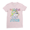 unicorns are born in june cute unicorn Ladies Fitted T-Shirt