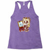 triple beagle portrait Racerback Tank