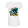 dragons by my side Maternity Scoop Neck T-shirt
