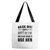 Back Off Crazy Mom Afraid To Use Her Tote Bags