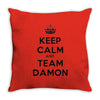 team damon salvatore Throw Pillow