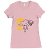 make your mark dog Ladies Fitted T-Shirt