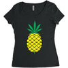 pineapple Women's Triblend Scoop T-shirt