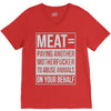 meat= paying another motherfucker V-Neck Tee