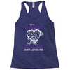 i'm not spoiled my husband just loves me Racerback Tank