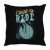 i want to ride my bike Throw Pillow