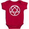 him heartagram new Baby Bodysuit