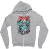 off the wall Zipper Hoodie